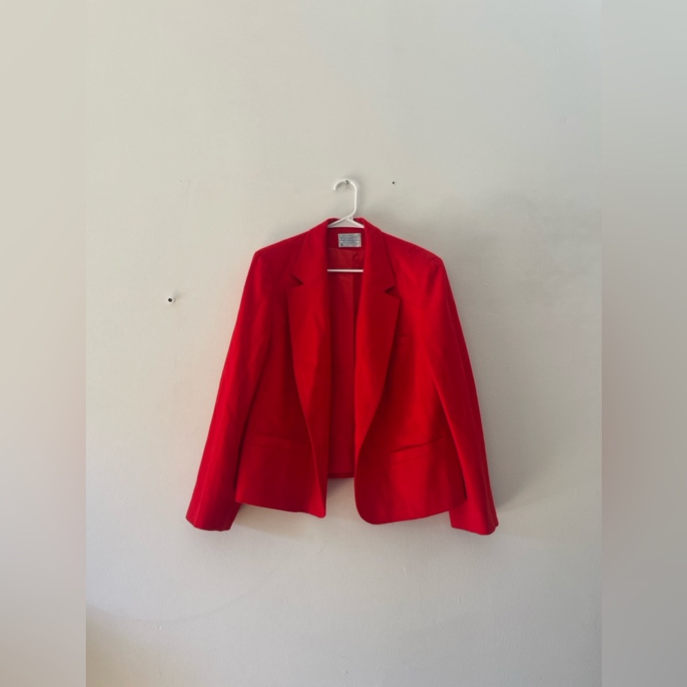 Vintage Red Pendleton Blazer